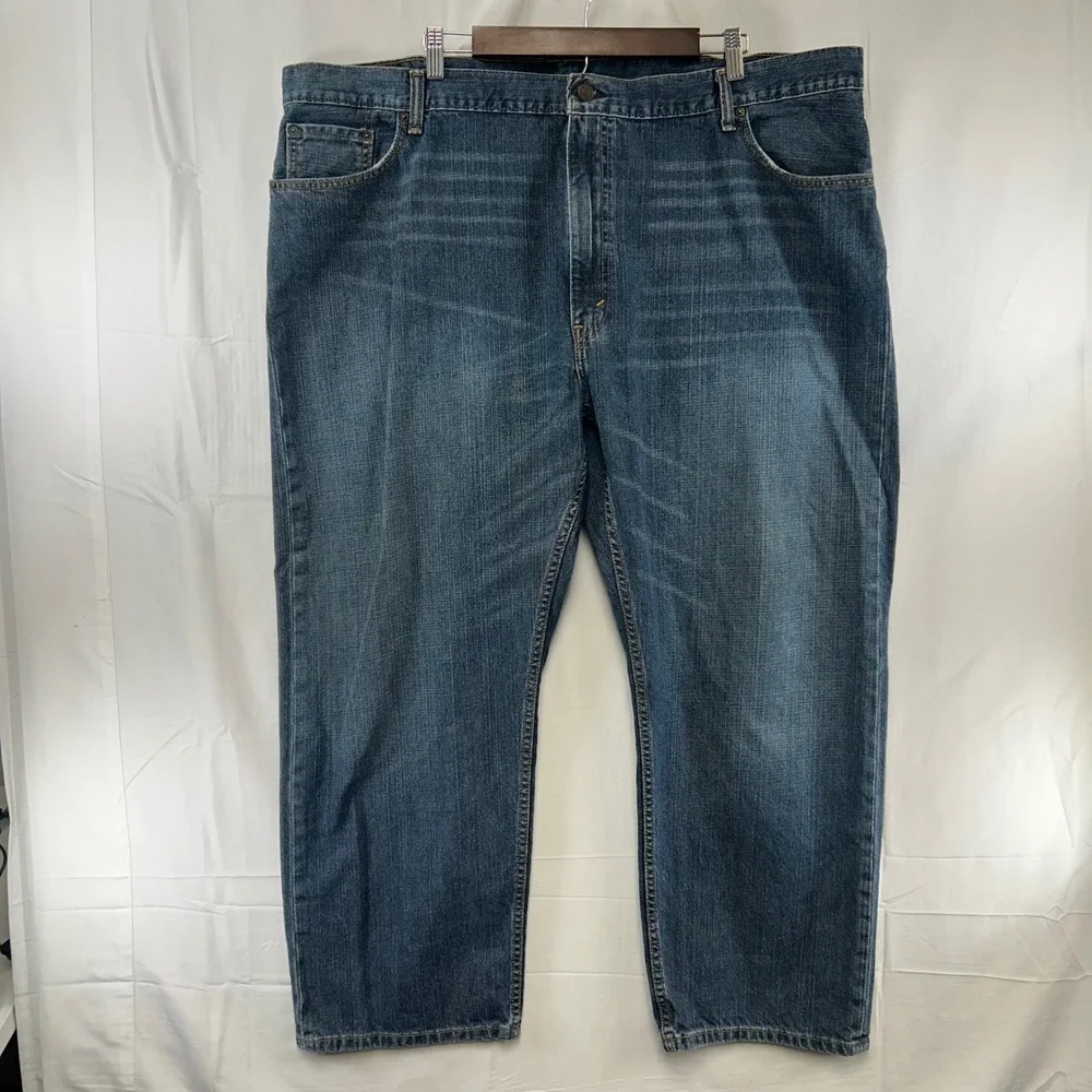 Levi's 559 Relaxed Straight Jeans Mens 48x30 Blue Medium Wash Denim 100% Cotton
